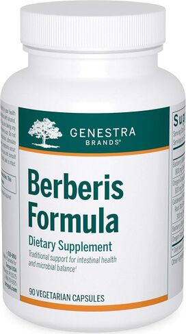 Genestra Brands Berberis Formula | Barberry, Goldenseal, and Oregon Grape Herbal Supplement | 90 Capsules in Saudi Arabia