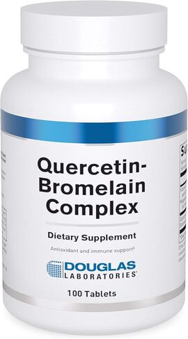 Douglas Laboratories Quercetin Bromelain Complex | Triple Source Antioxidant and Enzyme Formula to Support Vascular and Immune Cell Function* | 100 Tablets in Saudi Arabia