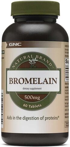 GNC Natural Brand Bromelain 500mg,60 servings in Saudi Arabia