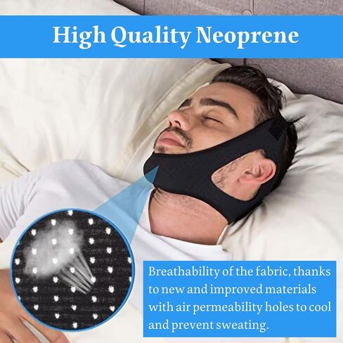 Liphontcta الشخير حزام الذقن حزام الذقن للشخير مريح عالمي حديقة النحت الديكور في الهواء الطلق in Kuwait