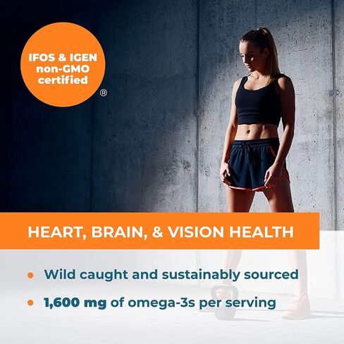Carlson - Elite Omega-3 Gems، 1600 مجم من الأحماض الدهنية بما في ذلك EPA وDHA، مكمل زيت السمك النرويجي المصطاد من البرية، كبسولات أوميجا 3 من مصادر مستدامة، ليمون، 90+30 كبسولة هلامية in Saudi Arabia