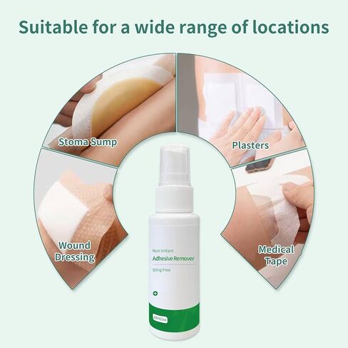 2 Bottles ZnnaYoha Medical Adhesive Remover, Medical Appliances, 1 Ounce in Kuwait