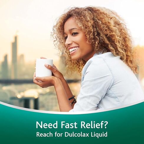 Dulcolax Saline Laxative Liquid, Fast & Gentle Constipation Relief, Cherry Flavor, Magnesium Hydroxide 1200 mg, 12 fl. oz. in Kuwait