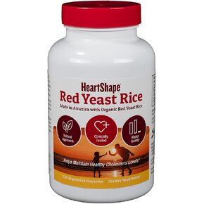 HeartShape OTC Red Yeast Rice, 120 Count in Saudi Arabia