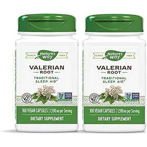 Nature's Way Valerian Root، عبوة من قطعتين، 100 قطعة، عبوتين in Kuwait
