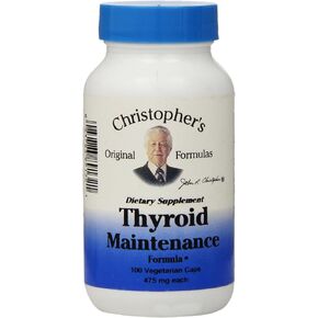 Dr. Christopher's Original Formulas Thyroid Maintenance Formula Capsules, 100 Count (Pack of 2) in Kuwait