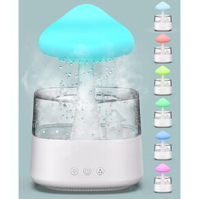 Rain Cloud Humidifier Water Drip, Mushroom Diffuser, Cloud Humidifier Rain Drop, Rain Sounds for Sleeping, Rain Cloud Diffuser in Saudi Arabia