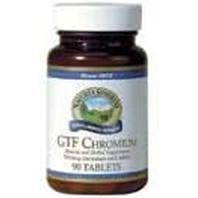 Nature's Sunshine Chromium GTF، 300 ميكروجرام، 90 قرصًا | يعزز الكروم نسبة السكر في الدم ومستويات الدهون في الدم الموجودة بالفعل في النطاق الطبيعي ويساعد على نقل الجلوكوز إلى الخلايا in Kuwait
