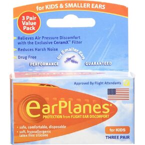 eP2 for Kids by Cirrus Healthcare 1 EarPlanes Reusable Pair (1 Reusable Pair)