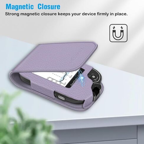 MEDMAX PU Leather Protective Case for Freestyle Libre 3 2 / Libre Reader, Lightweight Shockproof Diabetic Storage Carrying Case with Carabiner Clip and Handle (Leaves) in Saudi Arabia