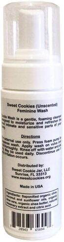 Sweet Cookie Jar Cookie Wash, Unscented, 5 Fl Oz - All Natural Feminine Wash for Sensitive Cookies in Saudi Arabia