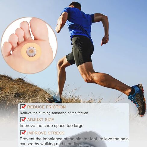 وسائد مسامير القدم من الإسفنج الناعم، وسادات مسامير القدم من اللباد على شكل حرف U، واقيات ذاتية اللصق للعناية بالقدم والقدم - 45 قطعة... in Kuwait