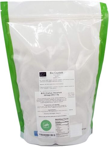Organic Cistus Incanus 200 Tea Bags (200 x 1.3g) 9oz in Saudi Arabia