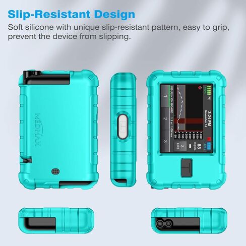 Silicone Case for Tandem T:Slim X2 / T:Slim Insulin Pumps, Shockproof Anti Slip Protective Cover Soft Gel Skin with Raised Bezel for Tandem T:Slim/T:Slim X2 Insulin Pumps (Black) in Kuwait