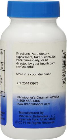Dr. Christopher's Original Formulas Thyroid Maintenance Formula Capsules, 100 Count (Pack of 2) in Saudi Arabia