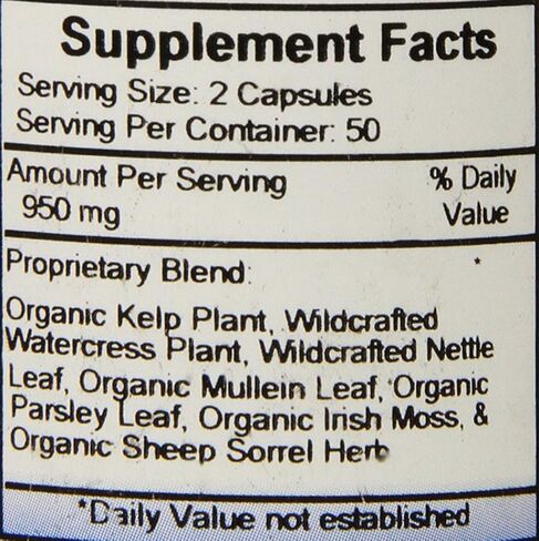Dr. Christopher's Original Formulas Thyroid Maintenance Formula Capsules, 100 Count (Pack of 2) in Saudi Arabia