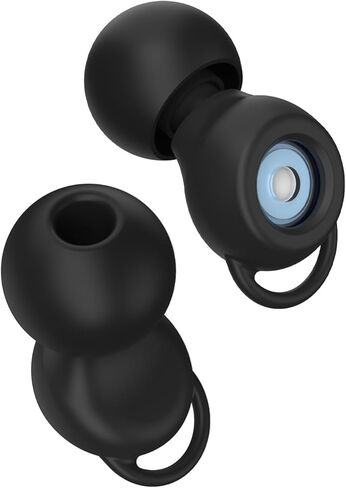 سدادات أذن مومبا للنوم وإلغاء الضوضاء من السيليكون، سدادات أذن قابلة لإعادة الاستخدام للنوم والشخير والحفلات الموسيقية والرحلات الجوية، سدادات أذن لحماية السمع مع 8 أطراف أذن إضافية بمقاس XS/S/M/L، أسود in Kuwait