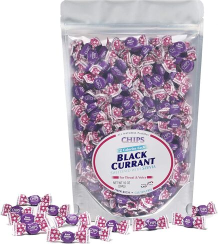 Chips Black Currant with STEVIA, 10 oz. “Share" Pack - Classic Italian Pastilles in Saudi Arabia