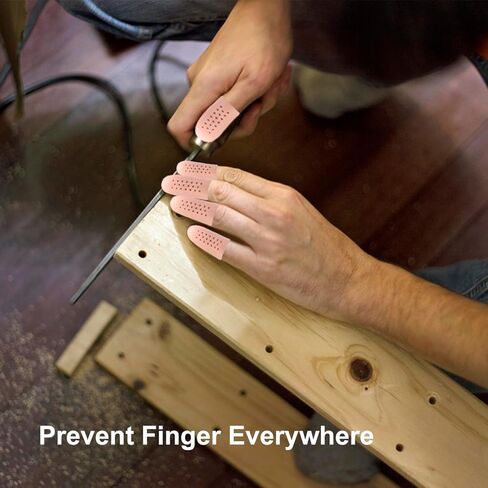 16 Pcs Gel Finger Cots with Air Holes, Silicone Finger Sleeves Cover Protection for Finger Tips, Breathable Finger Caps Gloves Finger Protectors for Eczema Wounds Cracking Blisters Broken Arthritis in Kuwait