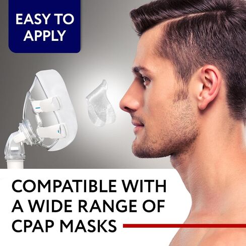 10 Pack Nasal Pads for CPAP Mask - CPAP Nose Pads - CPAP Supplies for CPAP Machine - Sleep Apnea Mask Comfort Pad - Custom Design & Can Be Trimmed to Size - CPAP Cushions for Most Masks in Saudi Arabia