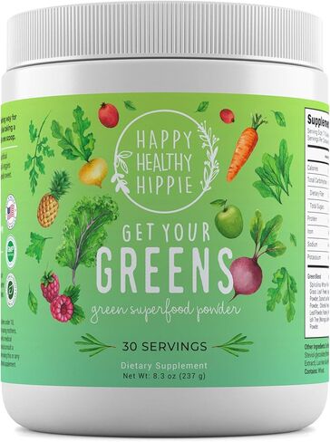 احصل على مسحوق جرينز سوبر جرينز - حصص قوية مكونة من 10 [مزيج من العصير الأخضر]، 8 مضادات أكسدة فائقة الجودة، 6 إنزيمات رئيسية، 10 مليار بروبيوتيك - لذيذ، غير معدل وراثيًا، خالي من السكر، سهل الخلط in Kuwait