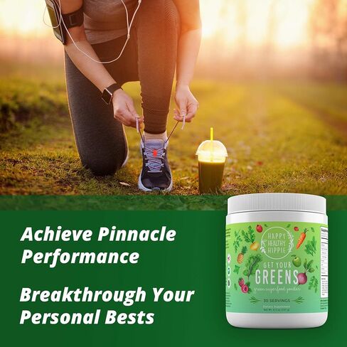 احصل على مسحوق جرينز سوبر جرينز - حصص قوية مكونة من 10 [مزيج من العصير الأخضر]، 8 مضادات أكسدة فائقة الجودة، 6 إنزيمات رئيسية، 10 مليار بروبيوتيك - لذيذ، غير معدل وراثيًا، خالي من السكر، سهل الخلط in Kuwait