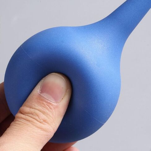 ROSENICE Air Blower Pump Dust Cleaner Rubber Suction Ear Syringe Bulb Ear Washing Squeeze Bulb Laboratory Tool (Blue) in Saudi Arabia