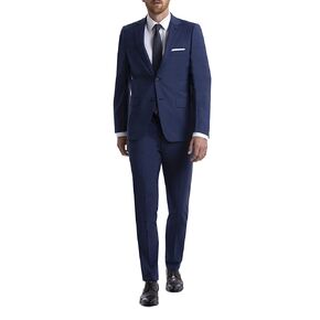 Calvin Klein Skinny Fit Men’s Suit Separates with Performance Stretch Fabric, Blue, 36W x 30L in Kuwait
