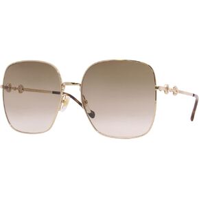 نظارات شمسية من غوتشي GG 0879S 002 Gold Metal Square عدسة متدرجة in Saudi Arabia