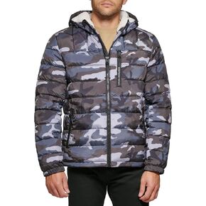 Levi's Men's Quilted Puffer with Sherpa Lined Hood in Saudi Arabia