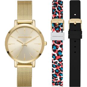 Skechers Women's Watch and Interchangeable Band Gift Set