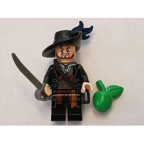 Lego Pirates of the Caribbean - Minifigure Hector Barbossa x1 Loose