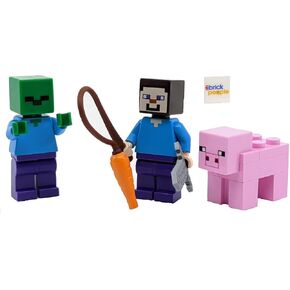 LEGO Minecraft: Steve Creeper and Pig Lot in Kuwait