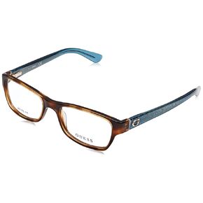 Guess frame (GU-2591 052) Acetate Havana - Transparent Blue in Kuwait