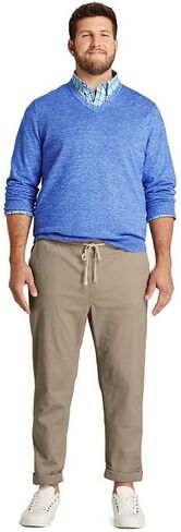 Lands' End Men's Classic Fit Fine Gauge Supima Cotton V-Neck Sweater in Saudi Arabia