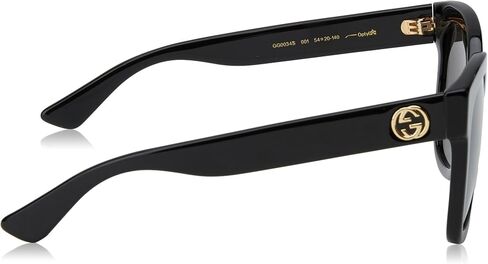 Gucci GG0034S 001 Black 0034S Square Sunglasses Lens Category 3 Size 54mm in Saudi Arabia