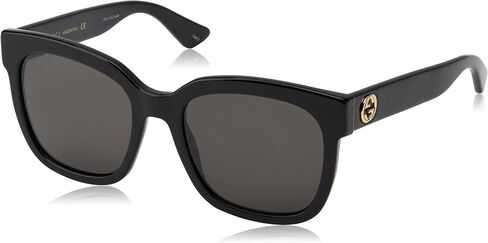 Gucci GG0034S 001 Black 0034S Square Sunglasses Lens Category 3 Size 54mm in Saudi Arabia