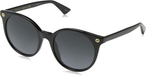 Gucci Womens UV Protection Modern Cat Eye Sunglasses Black 52mm in Saudi Arabia