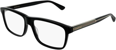 Gucci Eyeglasses GG 0384 O- 004 BLACK in Saudi Arabia