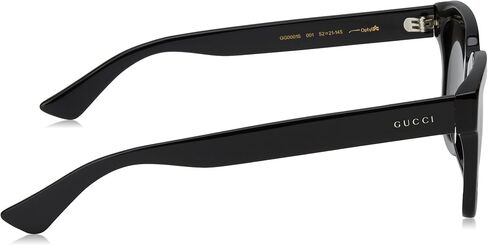 Gucci Fashion Sunglasses, 52/21/145, Black / Smoke / Black in Saudi Arabia