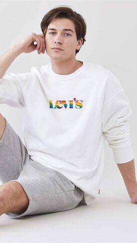 Levi's Men's Pride Graphic Relaxed Sweatshirt in Saudi Arabia