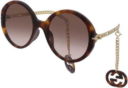 Gucci GG0726S HAVANA/BROWN SHADED 56/23/135 women Sunglasses in Saudi Arabia