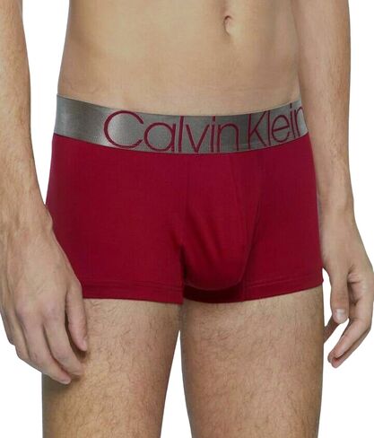 Calvin Klein Men's Steel Micro Low Rise Trunks (Medium, Rebellious) in Saudi Arabia