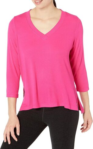 Calvin Klein Performance Calvin Klein Women's Performance Long Sleeve V-Neck Vent Top in Saudi Arabia