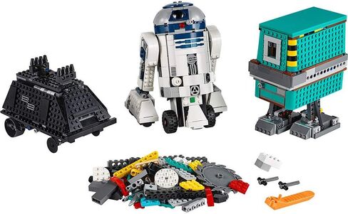 مجموعة بناء ستار وورز بوست درويد كوماندر 75253 ستار وورز درويد مع لعبة روبوت R2-D2 للأطفال لتتعلم كيفية الرمز، جديد 2019 (177 قطعة) من ليجو in Saudi Arabia