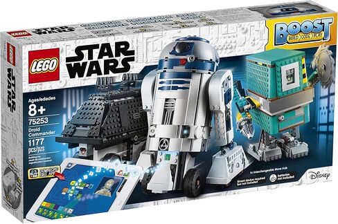 مجموعة بناء ستار وورز بوست درويد كوماندر 75253 ستار وورز درويد مع لعبة روبوت R2-D2 للأطفال لتتعلم كيفية الرمز، جديد 2019 (177 قطعة) من ليجو in Saudi Arabia