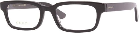 Gucci GG 0928O 007 Black Plastic Rectangle Eyeglasses 52mm in Saudi Arabia