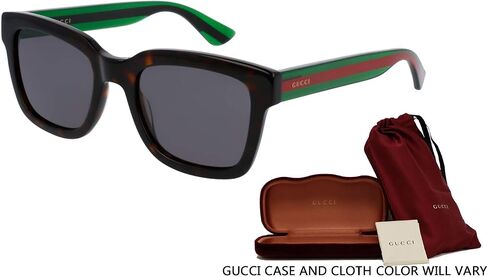 Gucci GG0001S Rectangle Sunglasses For Men + BUNDLE with Designer iWear Complimentary Eyewear Care Kit in Saudi Arabia