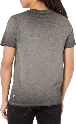 GUESS Men's Short Sleeve BSC La Stencil Tee in Saudi Arabia