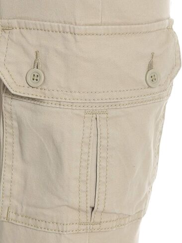 Wrangler Boys' Premium Stretch Cargo Pants + Adjustable Waistband (Buff Tan) in Saudi Arabia